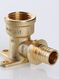 Водорозетка VALTEC аксиальная, 16х1/2"В, латунь, VTm.454.BG.001604