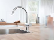 Смеситель Grohe Minta 32917000 для кухни, высокий поворотный излив 223 мм