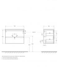 ����� ��� �������� BelBagno KRAFT 39 (700�395x500) ���������, �����-����� ���. 39-700/390-2C-SO-GSO