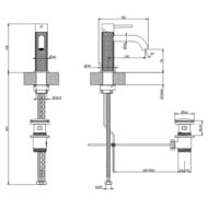 ��������� Gessi 316 Intreccio 54101.707 ��� �����������, �������������, � �/�, ������ ������ ����