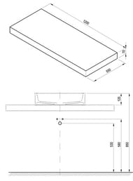 ���������� ��� ���������� RAVAK I (1200�550�70) ��� X000000844