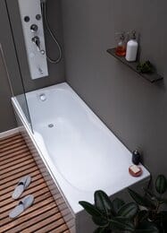 Ванна акриловая Aquanet RIVIERA 180х80 прямоугольная, без гидромассажа 230997