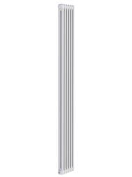 Радиатор Zehnder Charleston 2180 двухтрубчатый 6 секций, нижнее подключение 1/2", 1156Вт, белый