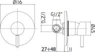 ��������� ��� ���� Paffoni Light LIG011BO ������������, ����� �������