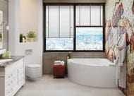 Ванна акриловая VAGNERPLAST VERONELA CORNER 140 (1400х1400х450) угловая, белая VPBA140VEA3X-04