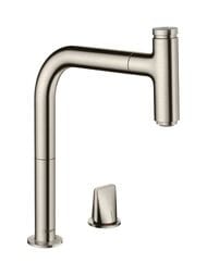 Смеситель Hansgrohe Metris Select M71 для кухни 200 мм, вытяжной душ, 1 тип струи 73804800 — миниатюра 1