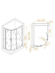 ������� ������ RGW Passage PA-61 (800�1200�1850) �����., ������ 6�� ����������/���� 41086182-11