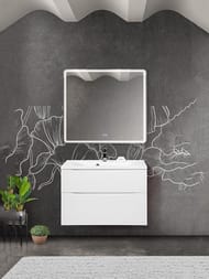 ����� ��� �������� BelBagno MARINO (800�450�600) ���������, Bianco Lucido MARINO-H60-800-2C-SO-BL-P