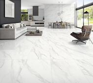 Керамогранитная плитка Laparet Calacatta Superb (600х1200х9) полированная, белая (кв.м.)