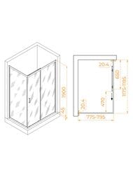 ������� ������ RGW Passage PA-245 (1200�800�1900) ������ 6�� ����������/���� 410824582-11