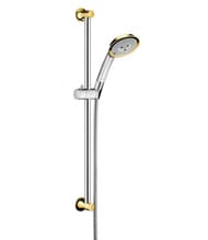 Уценка! Душевой набор Hansgrohe Raindance Classic 100 AIR 3jet/Unica'Classic хром/золото 27843090