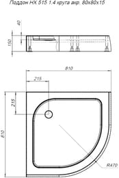   Aquanet HX515 (800800150) ,  180695