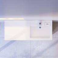 Раковина над стиральной машиной AM.PM X-Joy (1200х500х130) правая, белый глянец M85AWPR1201WG