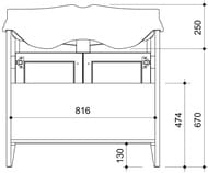 ����� ��� �������� Caprigo ������ 90 noce europeo 910�905�545 11213�-�041