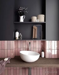 Плитка настенная EQUIPE ARTISAN Rose Mallow (65х200) розовая 24466 (кв.м.) 24466