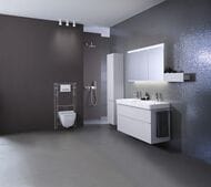 Унитаз подвесной Geberit Smyle Square (350х540х330) безободковый, с сиденьем-микролифт 500.685.01.1