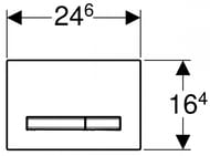 GEBERIT Sigma50 ������� �����, ������� ����, ������/�������, ���� ������/������ ����. ����� 115.788.21.2