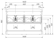 ����� ��� �������� Caprigo ������� 140 antico light vintage 1402�963�600 ��� ���������� 10725-�043