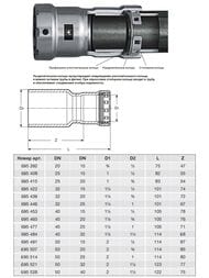    VIEGA Megapress 1.1/4"1" SC-Contur, . . ,  695446