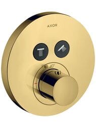 Смеситель Axor ShowerSelect 36723990 для душа, встраиваемый, термостат, полир.золото — миниатюра 1