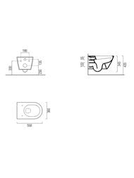 ������ ��������� GSI Kube X 550�360�345 Genius Flush � ��������, ��� �������, ����: ����� 9413FR209/9413FR509