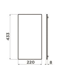 ����������� ����� Omoikiri CB-SINTESI-M GB (433x220) ������ 4999070