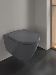Сиденье для унитаза Villeroy&Boch Subway 3.0 8M42S1I4 с микролифтом, графит