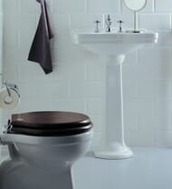 Сиденье для унитаза Simas LONDRA с микролифтом, орех/хром LO 008 Cr