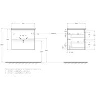 ����� ��� �������� BelBagno ALBANO (570x444x500) ���������, Rovere Rustico ALBANO-CER-600-2C-SO-RR