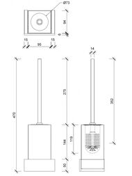 ����� ��������� Decor Walther BK WBG ������, ����: �����/���� 0591500