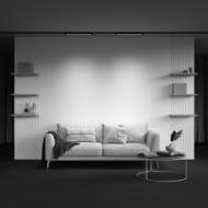 �������� ���������� Maytoni Basis Unity (����� �����) TR000-1-24W3K-B_1 3000K 24�� 110�, IP20, ������