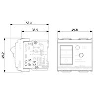 ����������� Vimar IDEA �������������� /���������������� 1P+N C16 10mA, ����� 16511.16.B