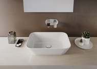 Раковина Vitra Geo (595х395х170) накладная,с переливом,антибактериал. покрытие,белый 7425B003-0012