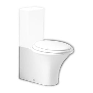 Чаша пристенного унитаза-компакт Hatria Sculture YXZ401 625х370х400 гор. выпуск, белый