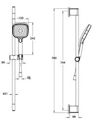������� ������ VitrA Core Square A4591736EXP � ������ ����� ��� ��������� ������� ������