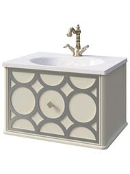 ����� ��� �������� Caprigo ������ 60 bianco antico/silver 614�396�455 ��������� 25010-011/silver