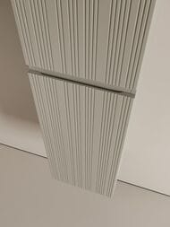 Шкаф-пенал SANCOS Code PCD35GP 350х350х1650 подвесной, 2 дверцы, реверсивные петли, Серая платина