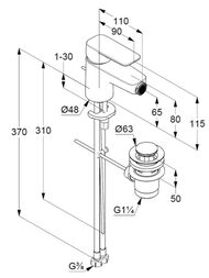 ��������� KLUDI PURE&STYLE ��� ����, �������������, ������ ������ 402160575