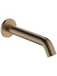 Излив на ванну Hansgrohe Tecturis S 198 мм 73411140 шлифованная бронза — миниатюра 1