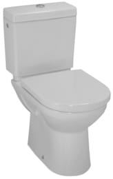 Унитаз компакт Laufen PRO 8.2495.6.000.000.1+8.2695.0.000.278.1 (360х670х780) горизонтальный выпуск, арматура Geberit, б/п