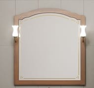 Зеркало Opadiris Лоренцо 100 (960х122х1078) подвесное,с выкл.,без подсвет.,светлый орех 00-00007042