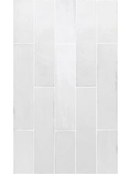 Керамогранитная плитка EQUIPE TRIBECA Gypsum White (60х246) моноколор, белая 26871 (кв.м.) — миниатюра 1
