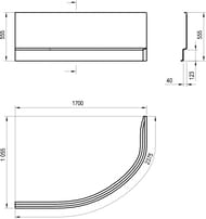    RAVAK ROSA II 170 L N  CZ21200AN0