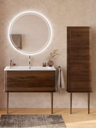 ����� ��� �������� Cezares Idra 980�500�420 ���������, 1 ��������� ����, ����: Noce 55808