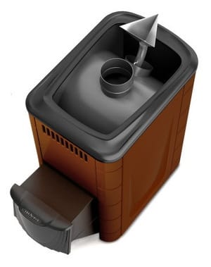 Печь банная ТМФ АНГАРА 2012 Carbon ДА ЗК терракота