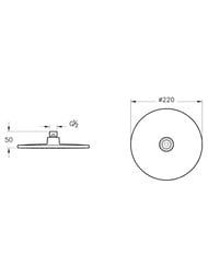 Душевая система Vitra Solid S встраиваемый однозахватный смеситель, верх./руч. душ, хром A49264EX