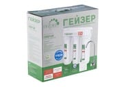 ГЕЙЗЕР БИО 311 Фильтр для мягкой воды, с краном для питьевой воды, трехступенчатый, арт. 66024
