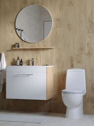 ���������� Sanita Luxe QUADRO 75 (750�465�190) ���������, ����� WB.FN/Quadro/75-C/WHT.G/S1