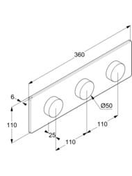 ��������� ��� ���� KLUDI Pushtronic �����������, ���������., ������������, ���� ������ 38300N0-00