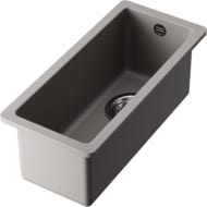 Мойка Omoikiri BOSEN 20-U-GR (200х440х170) подстольный монтаж, тетогранит, цвет-серый 4993537 — изображение 2